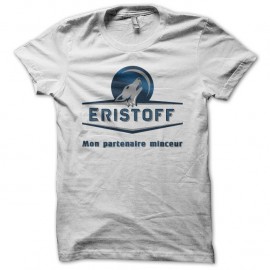Shirt Eristoff parodie mon contrat minceur blanc pour homme et femme