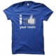 Shirt I Like your mum parodie facebook bleu pour homme et femme