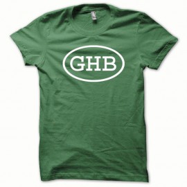 Shirt GHB blanc/vert bouteille pour homme et femme