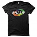 Shirt Anal+ parodie Canal+ noir pour homme et femme