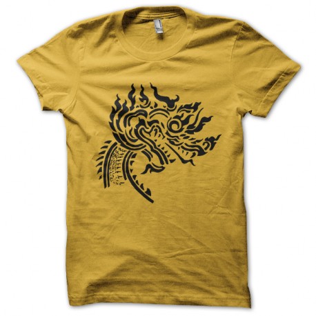 Shirt naga-thailand jaune pour homme et femme