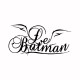 Shirt Le Batman noir/blanc pour homme et femme