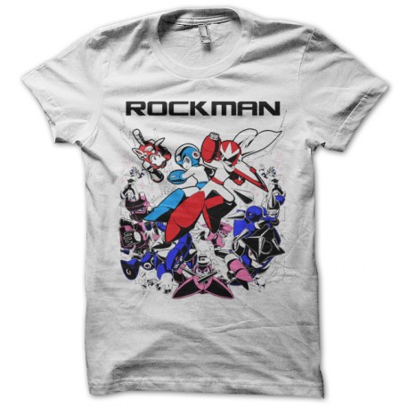 Shirt Rockman3 all star blanc pour homme et femme