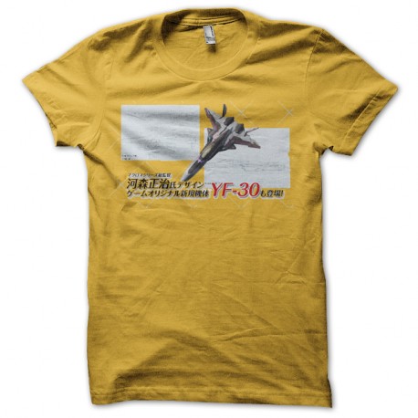 Shirt Macross frontier TF-30 jaune pour homme et femme