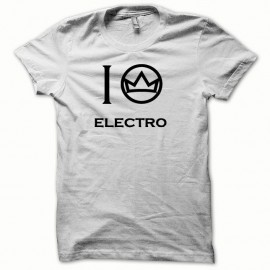 Shirt Electro noir/blanc pour homme et femme