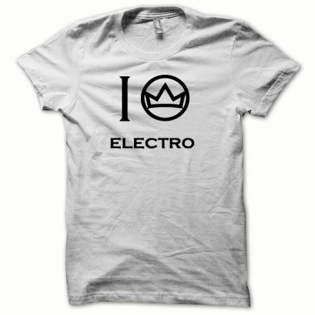 Shirt Electro noir/blanc pour homme et femme