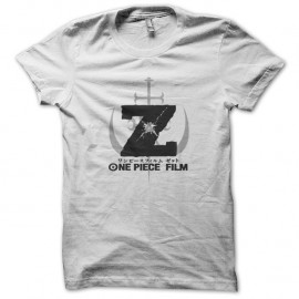 Shirt One piece film Z logo blanc pour homme et femme