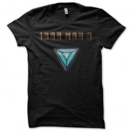 Shirt Ironman3 Ver.2 noir pour homme et femme