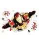 Shirt Ironman3 art work blanc pour homme et femme