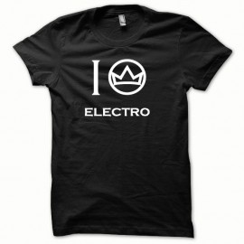Shirt Electro blanc/noir pour homme et femme