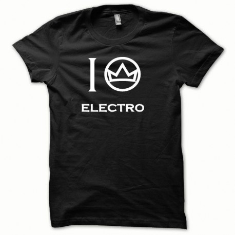 Shirt Electro blanc/noir pour homme et femme