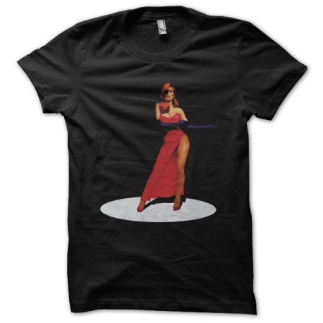 Shirt Heidi Klum parodie Roger Rabbit noir pour homme et femme