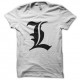 Shirt Death Note symbol shadow blanc pour homme et femme