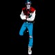 Shirt Kavinsky Daft Punk logo noir pour homme et femme