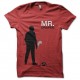 Shirt Mad Men Mr Draper rouge pour homme et femme