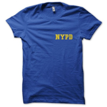 Shirt police NYPD bleu pour homme et femme