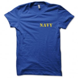 Shirt armée Navy bleu pour homme et femme