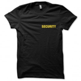 Shirt police Security noir pour homme et femme
