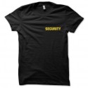 Shirt police Security noir pour homme et femme