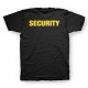 Shirt police Security noir pour homme et femme