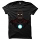 Shirt noir Iron Man pour homme et femme