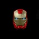 Shirt noir casque Iron Man pour homme et femme