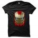 Shirt noir casque Iron Man 2 pour homme et femme