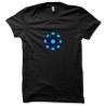 Shirt noir Arc Réactor Iron Man pour homme et femme