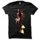Shirt noir Iron Man pour homme et femme