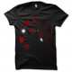 Shirt noir Iron Man dans le noir pour homme et femme