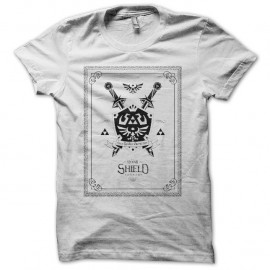 Shirt Hylian Shield Foundry blanc pour homme et femme
