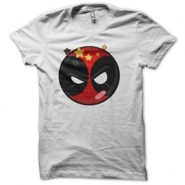 Shirt Numb Deadpool logo blanc pour homme et femme