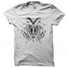 Shirt tatouage lion avec des aigles blanc pour homme et femme