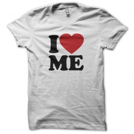 Shirt I love Me blanc pour homme et femme