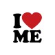 Shirt I love Me blanc pour homme et femme