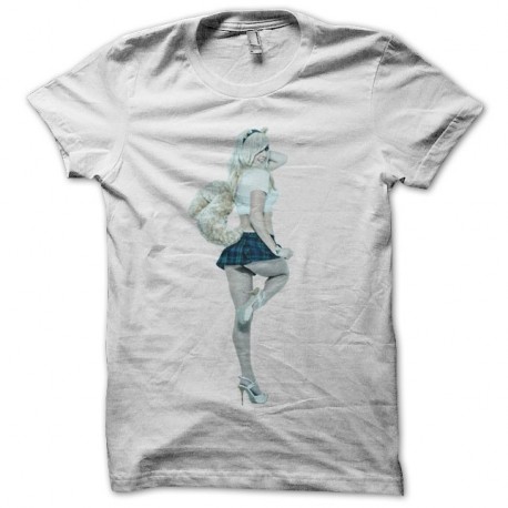 Shirt Jessica Nigri artwork blanc pour homme et femme