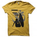 Shirt Point Break parodie Brice de Nice Bodhi yoga jaune pour homme et femme