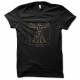 Shirt Bikerus Vitruvien noir pour homme et femme