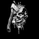 Shirt noir Zombie Hache pour homme et femme