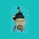 Shirt Breaking Bad Heisenberg Walter White Meth Crack artwork turquoise pour homme et femme