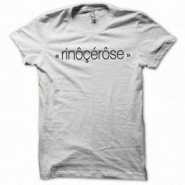 Shirt Rinoçerose noir/blanc pour homme et femme
