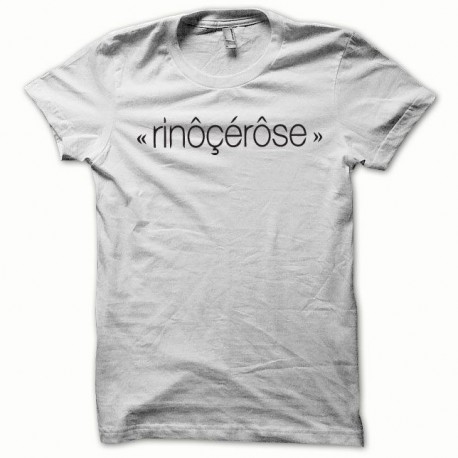Shirt Rinoçerose noir/blanc pour homme et femme