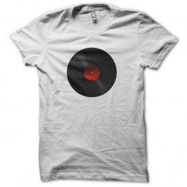 Shirt DJ Vinyl Record blanc pour homme et femme
