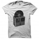 Shirt DJ Vinyl Cleaner blanc pour homme et femme
