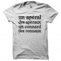 Shirt Un apéral des apéraux blanc pour homme et femme