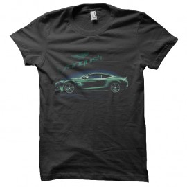 Shirt Aston Martin noir pour homme et femme