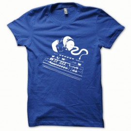 Shirt Roland TB-303 blanc/bleu royal pour homme et femme