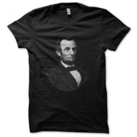 Shirt Abraham Lincoln noir pour homme et femme