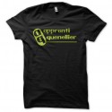 Shirt Apprenti Quenellier Dieudonné noir pour homme et femme