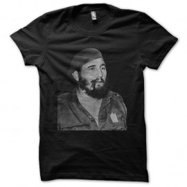Shirt Fidel Castro noir pour homme et femme